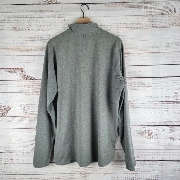 Nike DRI FIT Element Running Long Sleeve Shirt Mens XL 1/4 Zip Pullover Gray - Picture 8 of 9